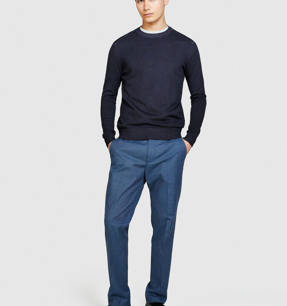 Formal trousers - men's slim fit trousers - Blue | Sisley image number 1